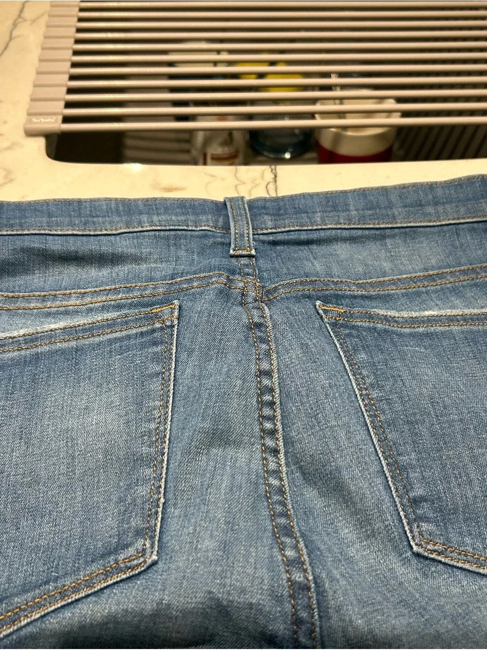 J. Crew Toothpick Skinny Jeans in Medium Blue Denim